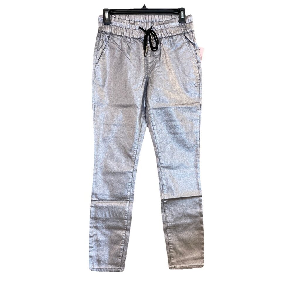 NWT JUICY COUTURE Silver \ gray Hollywood Skinny easy skinny pants, Women’s Sz 2